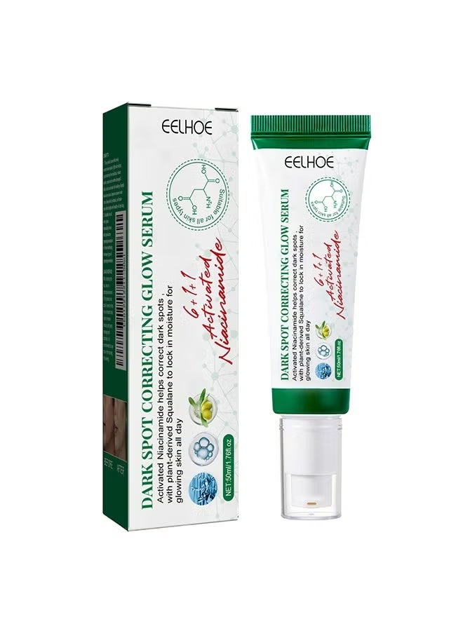 EELHOE Dark Spot Correcting Glow Serum - Moisturizing Whitening Brightening Serum - Dark Spot Treatment - Repair Dullness, for Acne Scars, Fine Lines, Hyperpigmentation and Dark Circles 50ml - Image 1